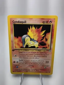 Pokemon Card - Cyndaquil 1st Edition Neo Genesis 56/111 Common - Image 1