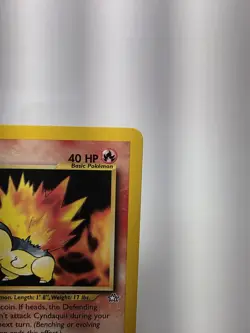 Pokemon Card - Cyndaquil 1st Edition Neo Genesis 56/111 Common - Image 2