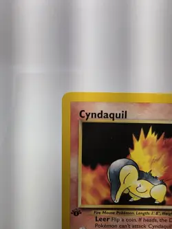 Pokemon Card - Cyndaquil 1st Edition Neo Genesis 56/111 Common - Image 3