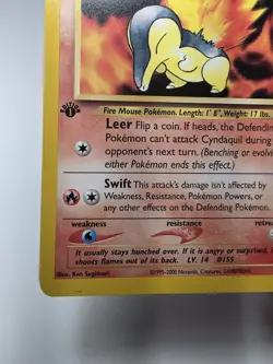 Pokemon Card - Cyndaquil 1st Edition Neo Genesis 56/111 Common - Image 5