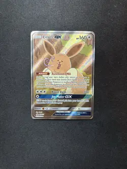 Pokemon Eevee GX Full Art Holo Black Star Promo Card SM233 - Image 1