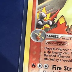 Blaziken 3/109 EX Ruby & Sapphire Rare Holo Pokemon Card - Image 4