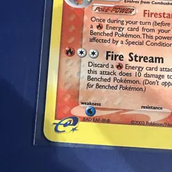 Blaziken 3/109 EX Ruby & Sapphire Rare Holo Pokemon Card - Image 5