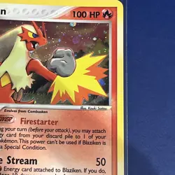 Blaziken 3/109 EX Ruby & Sapphire Rare Holo Pokemon Card - Image 7