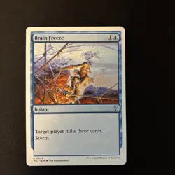 Brain Freeze x1 1x Mystery Booster 2 White Border NM MTG - Image 1