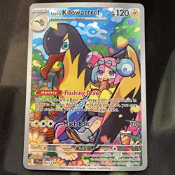 Iono's Kilowattrel 163/159 Scarlet Violet Journey Together Pokemon Card Electric - Image 1