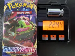 Pokemon Sword and Shield Base Set Booster Pack Sealed 22.44g 3.71mm - Image 1