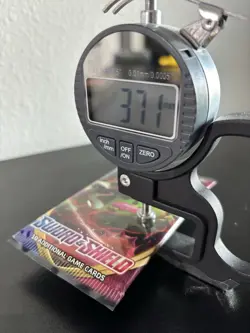 Pokemon Sword and Shield Base Set Booster Pack Sealed 22.44g 3.71mm - Image 2