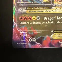 M Rayquaza EX 61/108 XY Roaring Skies Ultra Rare Card Pokemon TCG - Image 2