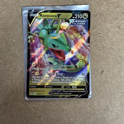 Rayquaza V - SWSH147 - SWSH Black Star Promos NM, English Pokemon SWSH Black Sta - Image 1