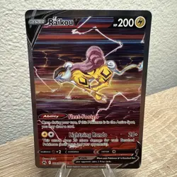 Pokemon TCG Raikou V GG41/GG70 Crown Zenith Galarian Gallery  - Image 4