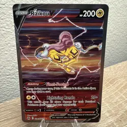 Pokemon TCG Raikou V GG41/GG70 Crown Zenith Galarian Gallery  - Image 5