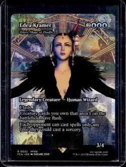 2025 Magic The Gathering Final Fantasy Edea Kramer Borderless Rare #0032 - Image 1