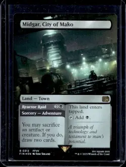 2025 Magic MTG Final Fantasy Midgar City of Mako BL Rare #0313 - Image 1