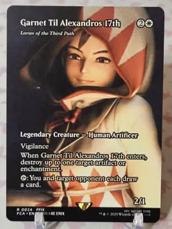 Garnet Til Alexandros 17th - Loran of the Third Path (Showcase) Final Fantasy: Through the Ages Foil - Image 4