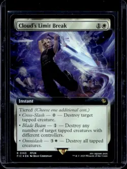 2025 Magic MTG Final Fantasy Cloud's Limit Break EA Commander Foil Rare #103 - Image 3