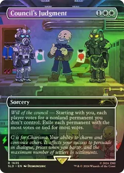 Council's Judgment (Rainbow Foil) Secret Lair Drop Foil - Image 3