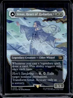 2025 Magic MTG Final Fantasy Venat Heart of Hydaelyn the Mothercrystal Rare 0329 - Image 1