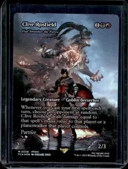 2025 Magic The Gathering Final Fantasy Clive Rosfield Borderless Mythic #0059 - Image 1