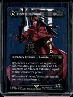 2025 Magic MTG Final Fantasy Vincent Valentine Galian Beast BL Rare #0383 - Image 1