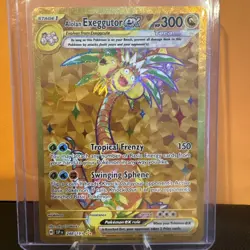Alolan Exeggutor ex 248/191 GOLD Hyper Rare SV Surging Sparks Pokemon Card MINT - Image 1