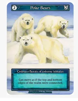 Polar Bears (FOIL) Ordinary Beta Sorcery - Image 1