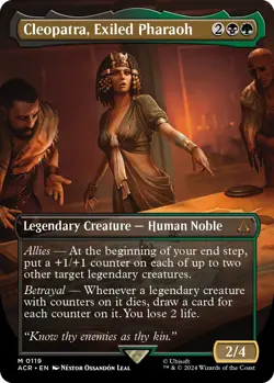 Cleopatra, Exiled Pharaoh (Borderless) Universes Beyond: Assassin's Creed Foil - Image 1