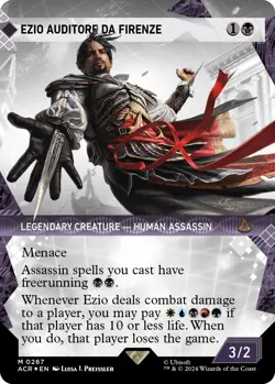 Ezio Auditore da Firenze (Showcase) (Textured Foil) Universes Beyond: Assassin's Creed Foil - Image 1