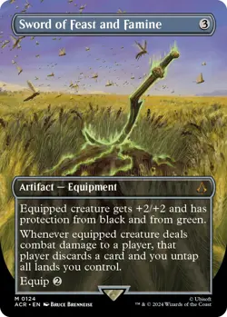 Sword of Feast and Famine (Borderless) Universes Beyond: Assassin's Creed Foil - Image 1