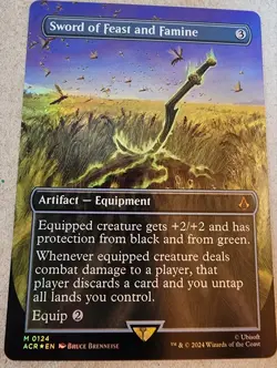 Sword of Feast and Famine (Borderless) Universes Beyond: Assassin's Creed Foil - Image 2