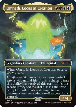 Omnath, Locus of Creation Rainbow Foil Secret Lair Drop Series Foil NM Near Mint - Image 1