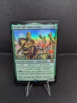 MTG Bristly Bill Spine Sower Outlaws Of Thunder Junction FOIL Promo 0157 LP - Image 1