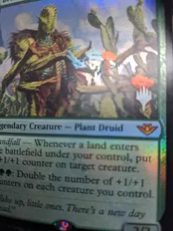 MTG Bristly Bill Spine Sower Outlaws Of Thunder Junction FOIL Promo 0157 LP - Image 2