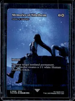 2025 Magic The Gathering Final Fantasy Memories of Nibelheim Borderless #0026 - Image 1