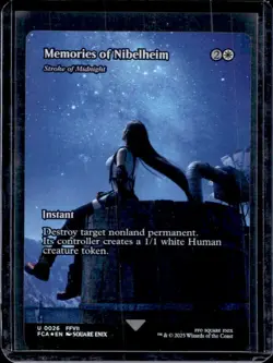 2025 Magic The Gathering Final Fantasy Memories of Nibelheim Borderless #0026 - Image 3