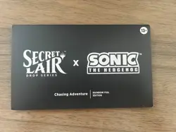 IN HAND SHIPS NOW Chasing Adventure RAINBOW FOIL  Secret Lair x Sonic - Image 1
