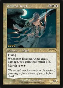 Exalted Angel - Foil (30th Anniversary Play Promos) LP, English MTG Unique & Mis - Image 1