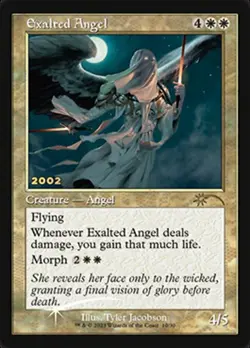 Exalted Angel - Foil (30th Anniversary Play Promos) LP, English MTG Unique & Mis - Image 2