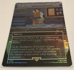Idyllic Tutor (1636) (Rainbow Foil) Secret Lair Drop Foil - Image 2