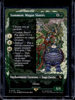 2025 Magic MTG Final Fantasy Summon: Magus Sisters BL Commander Foil Rare #200 - Image 1