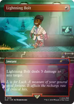 Lightning Bolt (1638) (Rainbow Foil) Secret Lair Drop Foil - Image 1