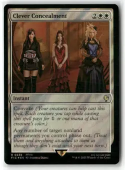 Clever Concealment Commander: Final FantasySurge Foil MAGIC MTG NM - Image 1