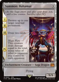Summon: Bahamut Final Fantasy Foil - Image 1