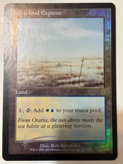 1x  Magic The Gathering Odyssey Skycloud Expanse *FOIL* #327/350 MTG - Image 1