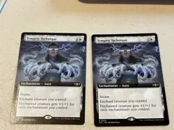 2 x mtg borderless Tempest Technique, Tarkir Dragonstorm commander, unplayed - Image 1