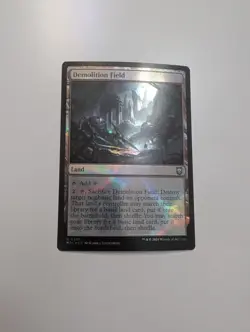 MTG - Demolition Field (Ripple Foil) - Commander: Modern Horizons 3 NM/M Cond - Image 1