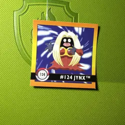 1999 Artbox Stickers Series 1 Pokémon Card Sticker TCG #124 JYNX NM - Image 1