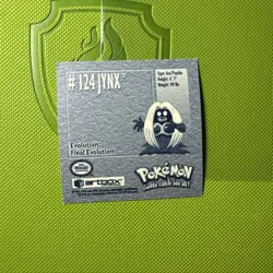 1999 Artbox Stickers Series 1 Pokémon Card Sticker TCG #124 JYNX NM - Image 2