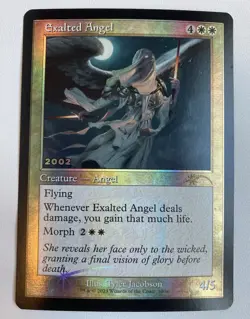 Magic MTG 30th Anniversary Promos Exalted Angel #10/30 Promo Foil TCG CCG LP - Image 1