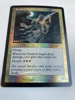 Magic MTG 30th Anniversary Promos Exalted Angel #10/30 Promo Foil TCG CCG LP - Image 2
